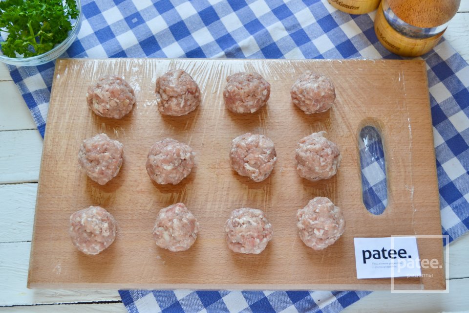 Суп из перловки с фрикадельками - Шаг 12