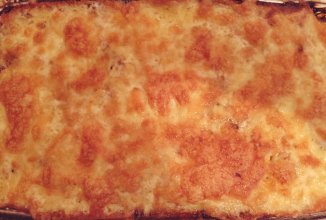 Картофель с курицей запеченный под сыром