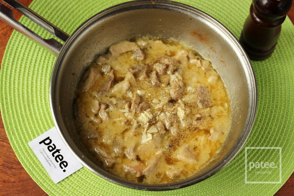 Мясо в сметанно-шафрановом соусе - Шаг 10