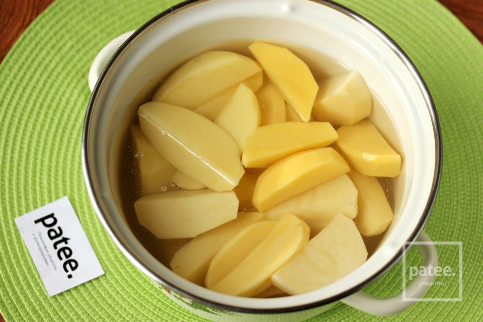 Картофельное пюре с пармезаном и мускатным орехом - Шаг 3