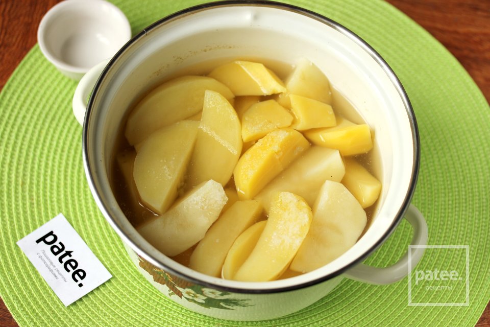 Картофельное пюре с пармезаном и мускатным орехом - Шаг 4