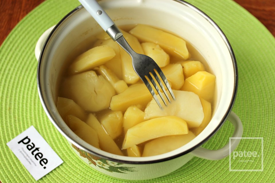 Картофельное пюре с пармезаном и мускатным орехом - Шаг 5