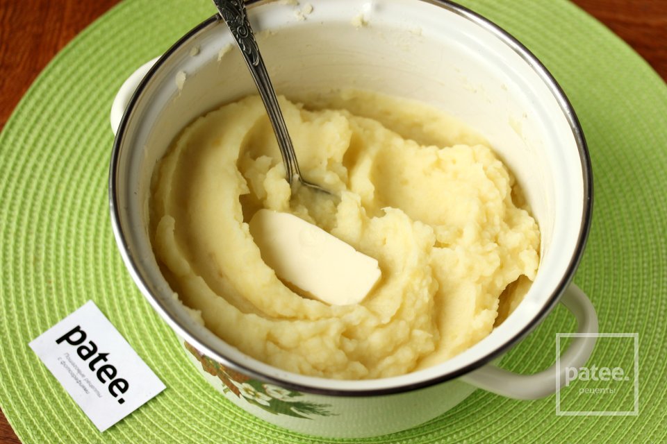 Картофельное пюре с пармезаном и мускатным орехом - Шаг 7