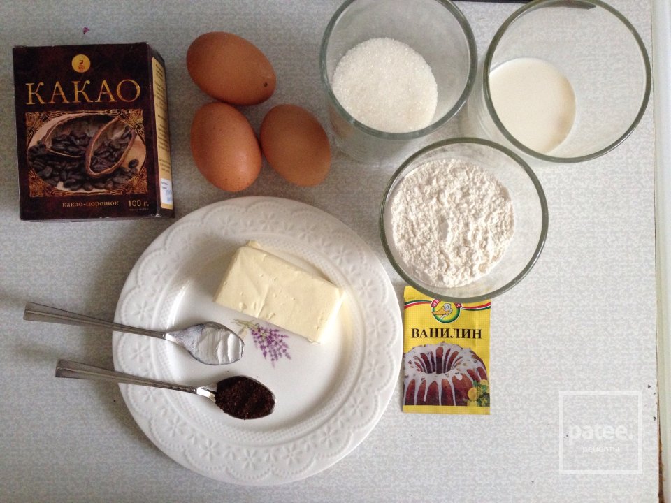 Шоколадно-банановый торт - Шаг 1