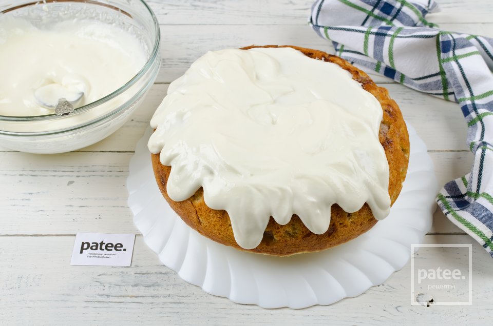 Банановый пирог с кремом - Шаг 15