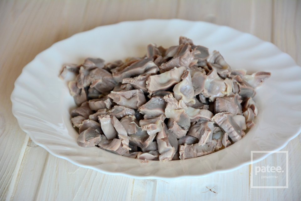 Фрикасе из куриных желудочков - Шаг 2