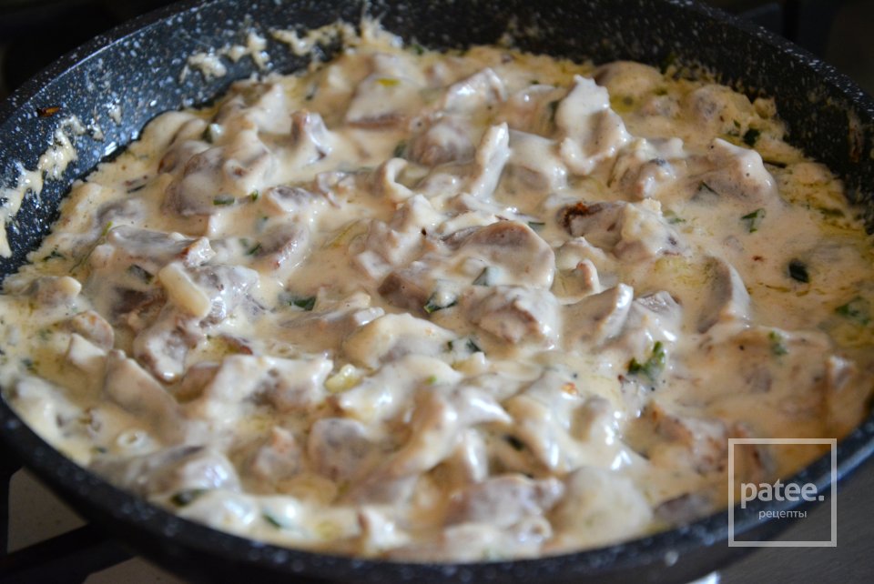 Фрикасе из куриных желудочков - Шаг 9