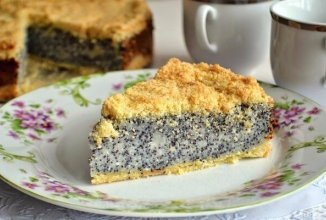 Немецкий маковый творожник