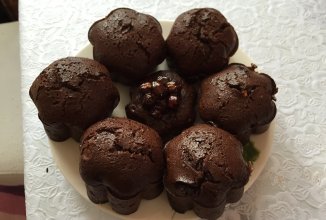 Шоколадные кексики