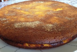 Апельсиново- творожно-морковный пирог с орехами