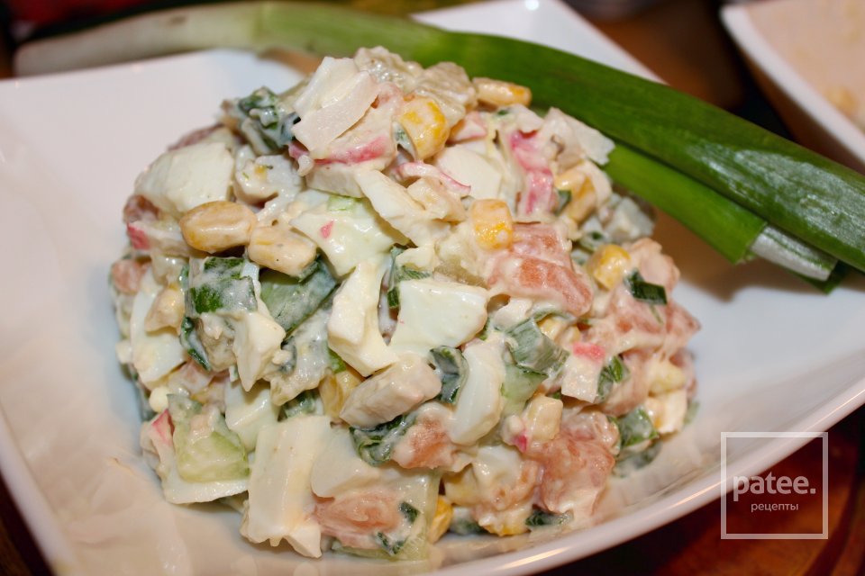 Салат с лососем - Шаг 5