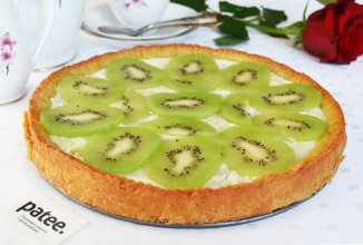 Творожный тарт с киви
