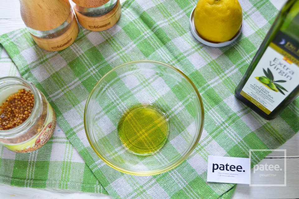 Салат со шпинатом и горчичной заправкой - Шаг 6