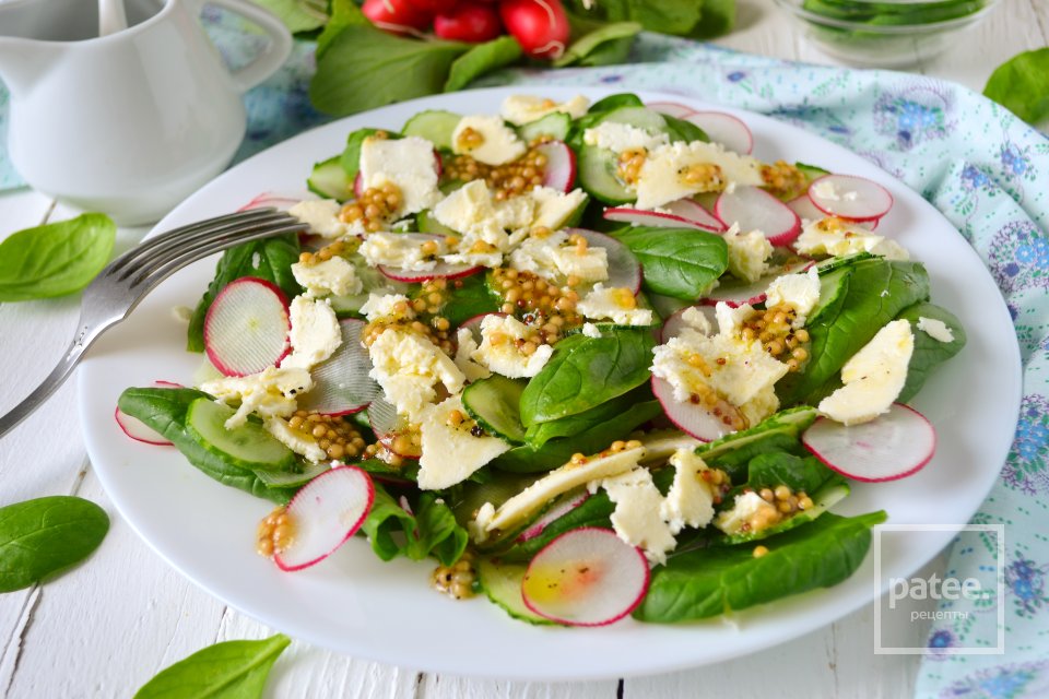 Салат со шпинатом и горчичной заправкой - Шаг 14