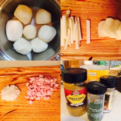 Сытная жареная картошечка - Шаг 1