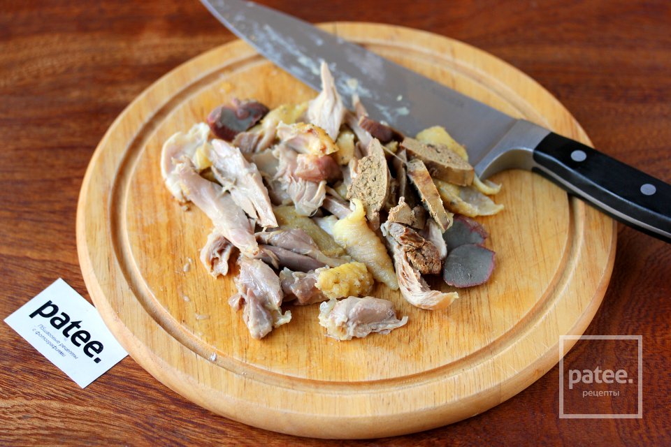 Суп с замороженным шпинатом и яйцом - Шаг 4