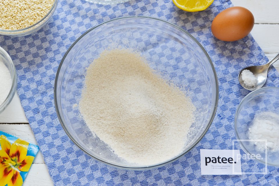 Кунжутное печенье из цельнозерновой муки - Шаг 2