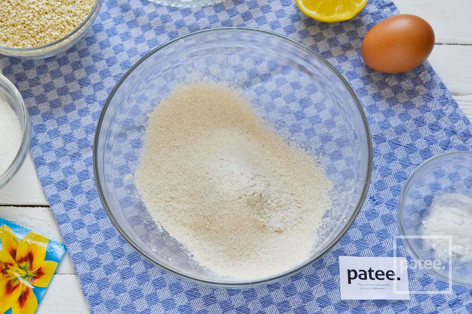 Кунжутное печенье из цельнозерновой муки - Шаг 3