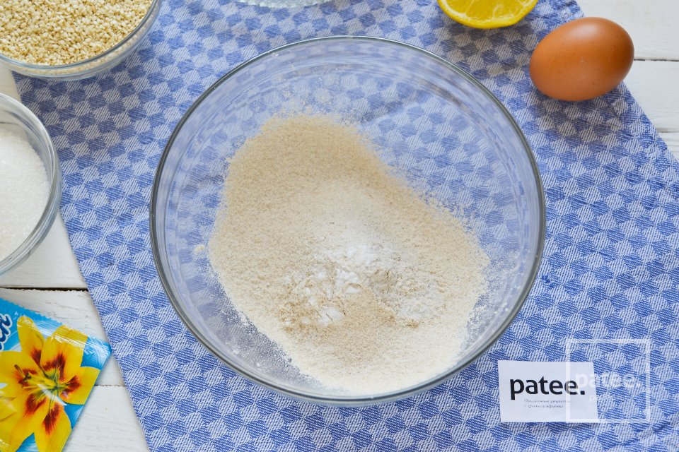 Кунжутное печенье из цельнозерновой муки - Шаг 4