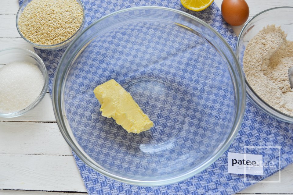 Кунжутное печенье из цельнозерновой муки - Шаг 5