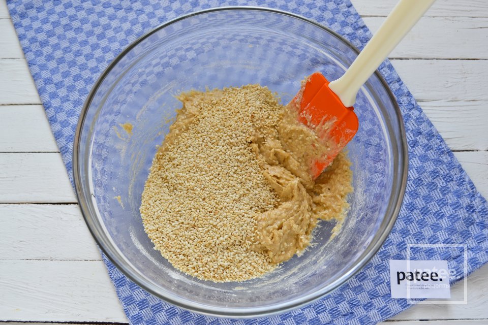 Кунжутное печенье из цельнозерновой муки - Шаг 12