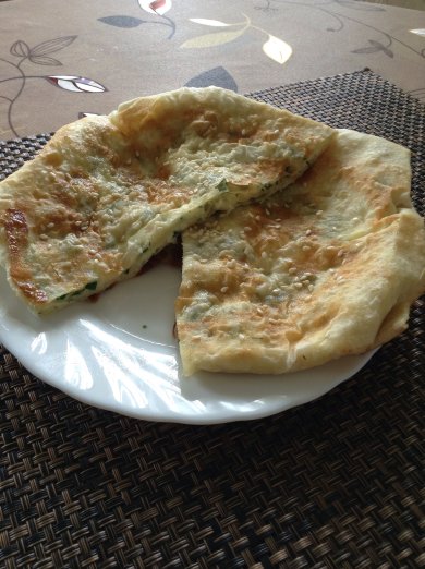 Лаваш с сыром, яйцом и зеленью - Шаг 6