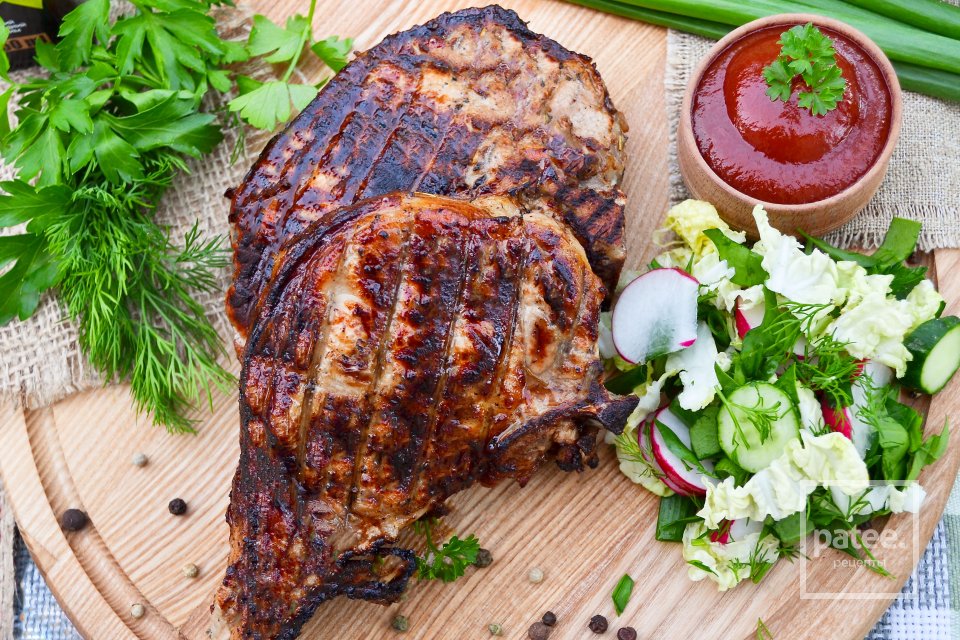 Стейк из свинины на гриле - Шаг 13