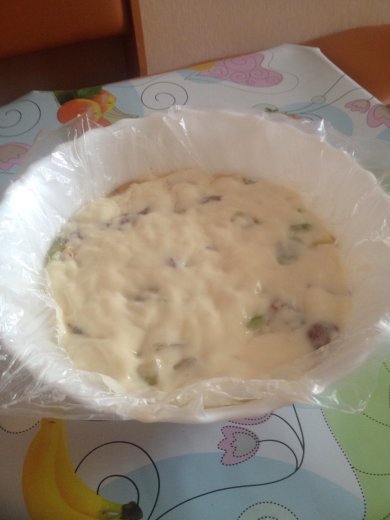 Торт "фруктовый" без выпечки - Шаг 5