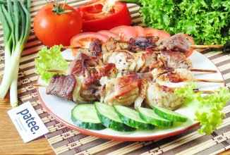 Шашлык из свинины в рукаве