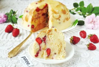 Торт  Клубничная горка