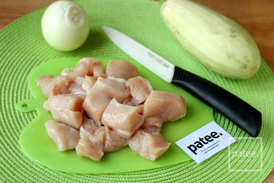 Закусочный торт из кабачков с омлетом - Шаг 2