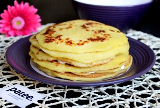 Картофельные блинчики с чесноком