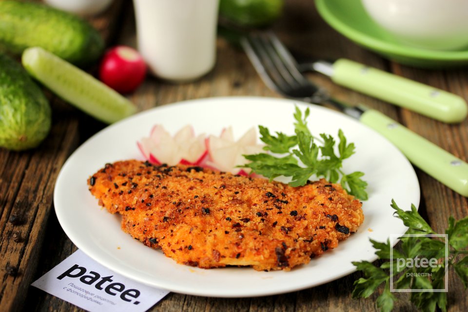 Отбивная из куриной грудки с паприкой - Шаг 14