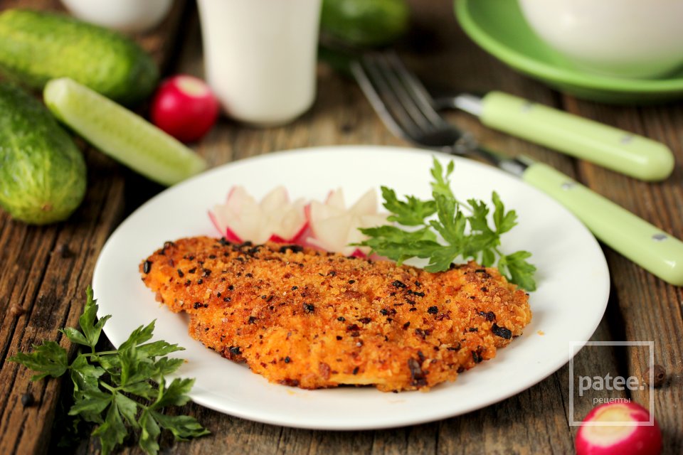 Отбивная из куриной грудки с паприкой - Шаг 15