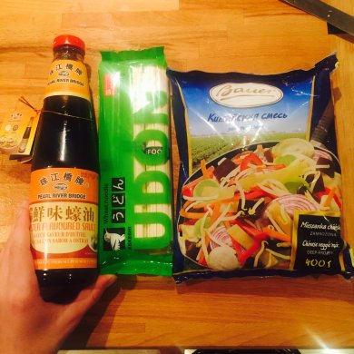 Курица с овощами в устричном соусе с пшеничной лапшой - Шаг 2