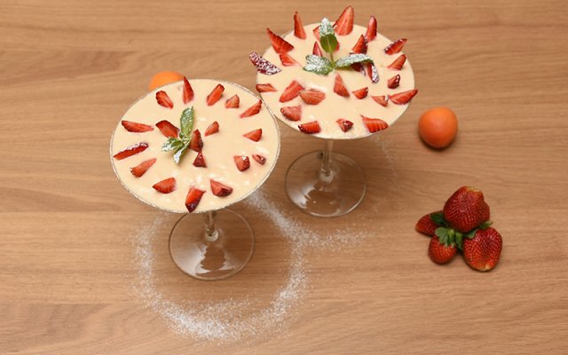 Десерт из ряженки с использованием заквасок Oursson