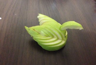 Лебедь из яблока🍏