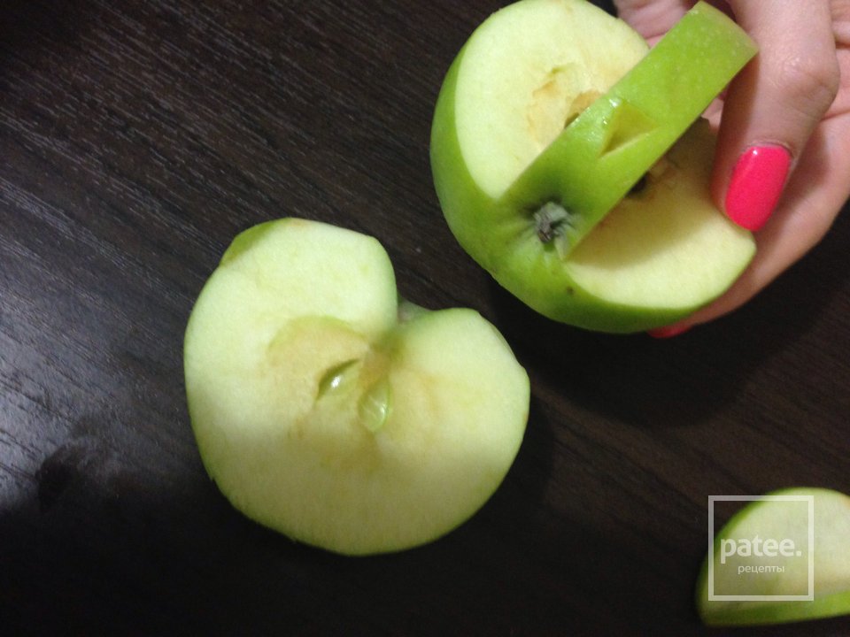 Лебедь из яблока🍏 - Шаг 1