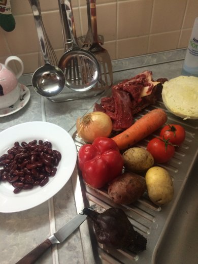 Украинский борщ - Шаг 1