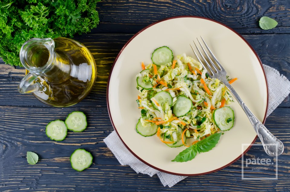 Свежий хрустящий салат из пекинской капусты - Шаг 10