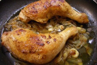 Куриные ножки на сковородке