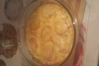 ракушки запеченные с помидорами