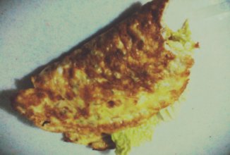 Яично-творожный блинчик .