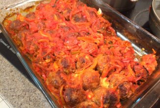 Мясные шарики с сыром