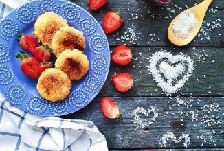 Сырники с кокосовой стружкой