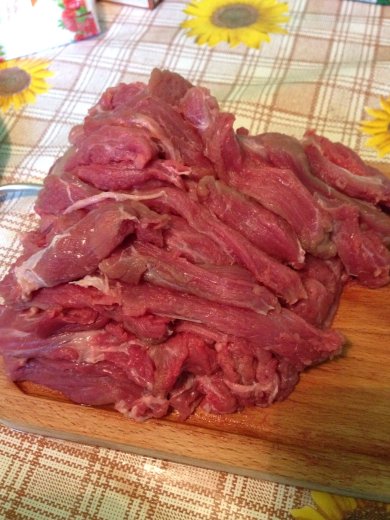 Бефстроганов с рисом - Шаг 2