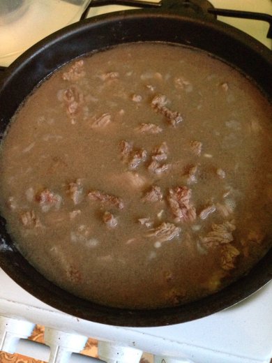 Бефстроганов с рисом - Шаг 3