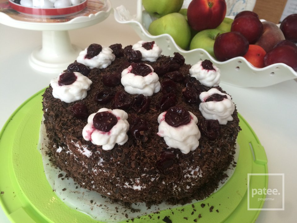 Шоколадный торт с вишней - Шаг 6