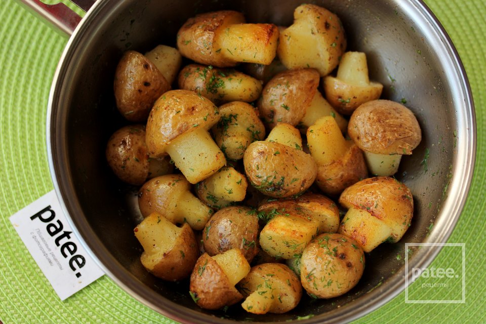 Грибочки из картофеля - Шаг 11