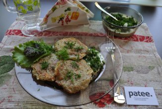 Драники с сырной начинкой